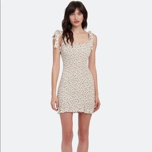 Free people smocked mini dress